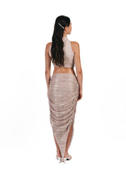 Jupe Sarouel Lurex plissé